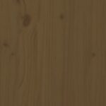 Canapés d'angle et coussins 2pcs marron miel bois de pin massif – Image 6