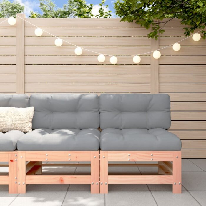 Canapés centraux avec coussins 2 pcs bois massif douglas – Image 1
