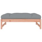Repose-pied de jardin 120x80 cm massif de douglas – Image 2