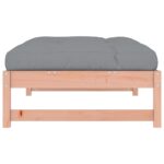 Repose-pied de jardin 120x80 cm massif de douglas – Image 3