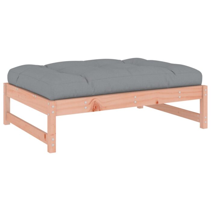 Repose-pied de jardin 120x80 cm massif de douglas – Image 4