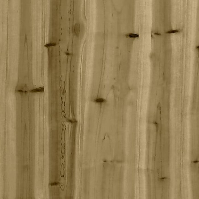 Repose-pied de jardin 120x80 cm bois de pin imprégné – Image 5