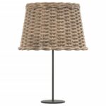 Abat-jour marron Ø40x26 cm osier – Image 2
