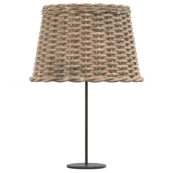Abat-jour marron Ø40x26 cm osier – Image 2