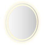 Miroir de salle de bain à LED 70 cm rond – Image 3