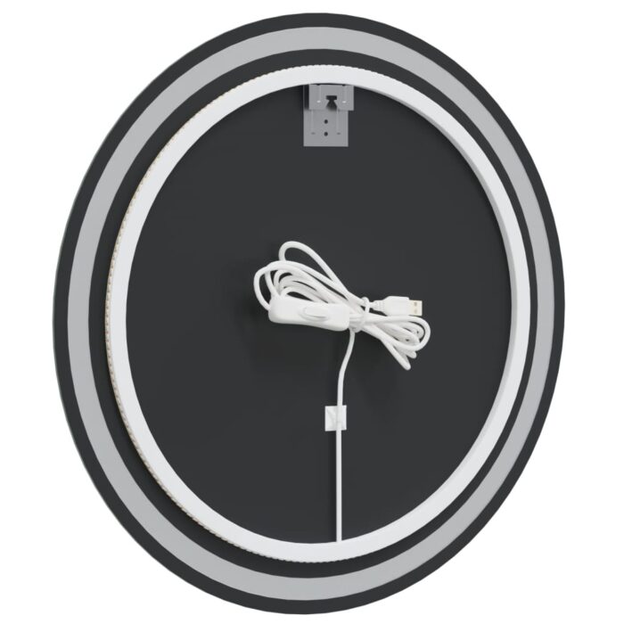 Miroir de salle de bain à LED 70 cm rond – Image 5