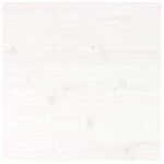 Dessus de table blanc 40x40x2,5 cm bois de pin massif – Image 3