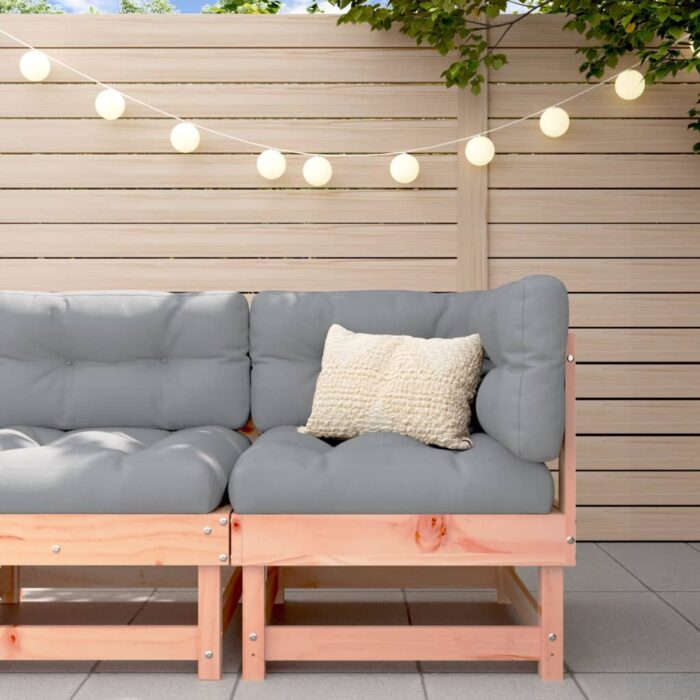 Canapé d'angle de jardin bois massif douglas – Image 1