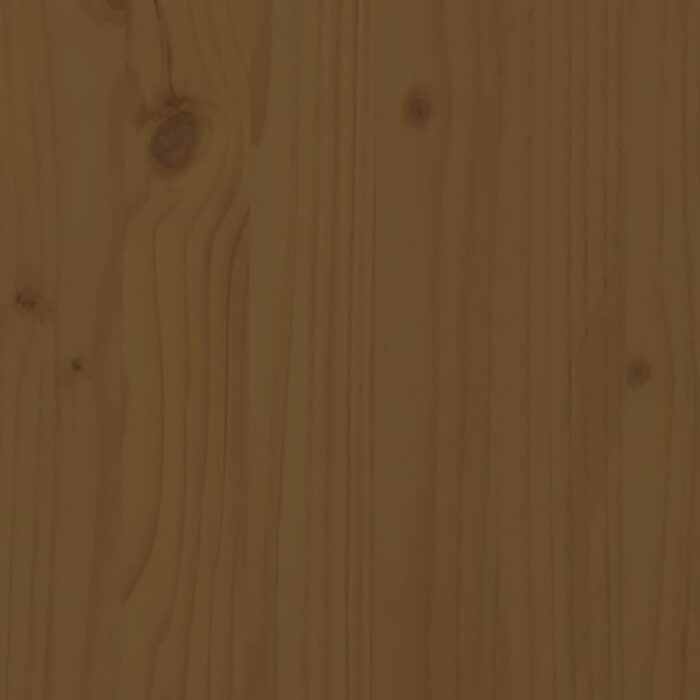 Canapé central de jardin marron miel bois de pin massif – Image 4