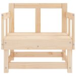 Chaises de jardin lot de 2 bois massif de pin – Image 2