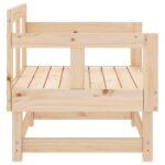 Chaises de jardin lot de 2 bois massif de pin – Image 3