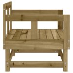 Chaises de jardin lot de 2 bois de pin imprégné – Image 3