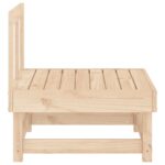 Canapés centraux de jardin 2 pcs bois de pin massif – Image 3