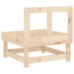 Canapés centraux de jardin 2 pcs bois de pin massif – Image 4