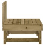 Canapés centraux de jardin 2 pcs bois de pin imprégné – Image 3
