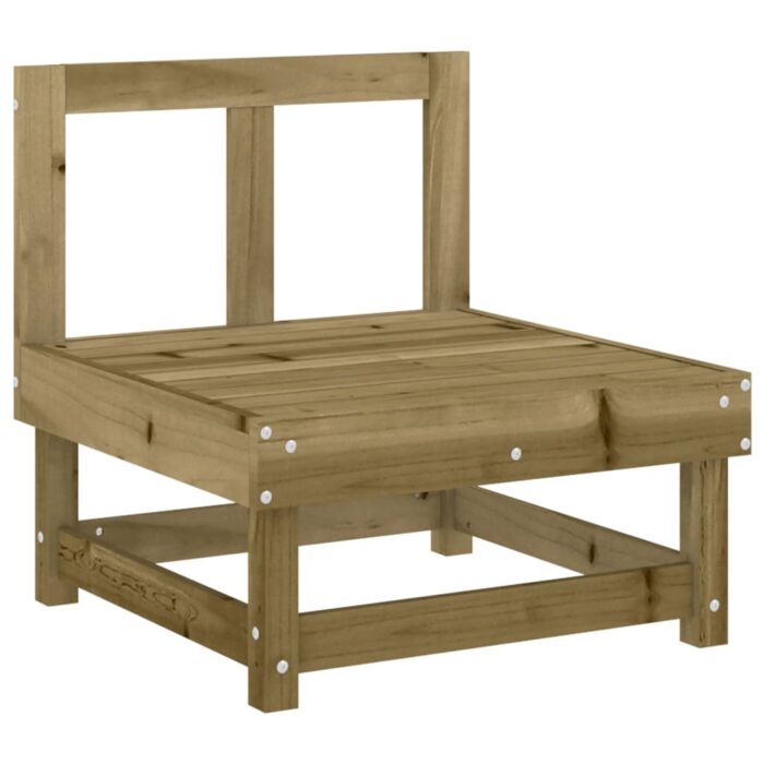 Salon de jardin 3 pcs bois de pin imprégné – Image 2