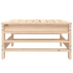 Repose-pied de jardin bois de pin massif – Image 2