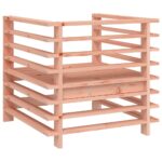 Chaises de jardin lot de 2 cm bois massif douglas – Image 4