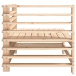 Canapés d'angle de jardin 2 pcs bois de pin massif – Image 3