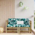 Canapés d'angle de jardin 2 pcs bois de pin imprégné