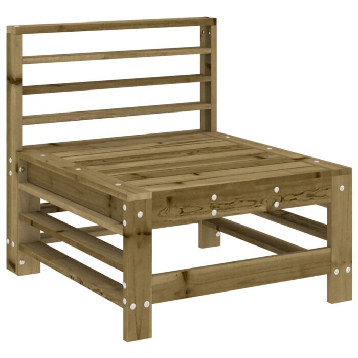 Salon de jardin 3 pcs bois de pin imprégné – Image 3