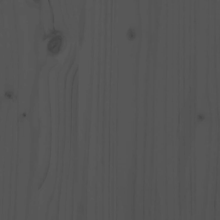 Canapés centraux de jardin 2 pcs gris 120x80 cm bois pin massif – Image 5