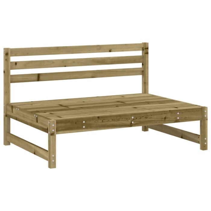 Salon de jardin 2 pcs bois de pin imprégné – Image 2