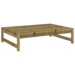 Salon de jardin 2 pcs bois de pin imprégné – Image 3