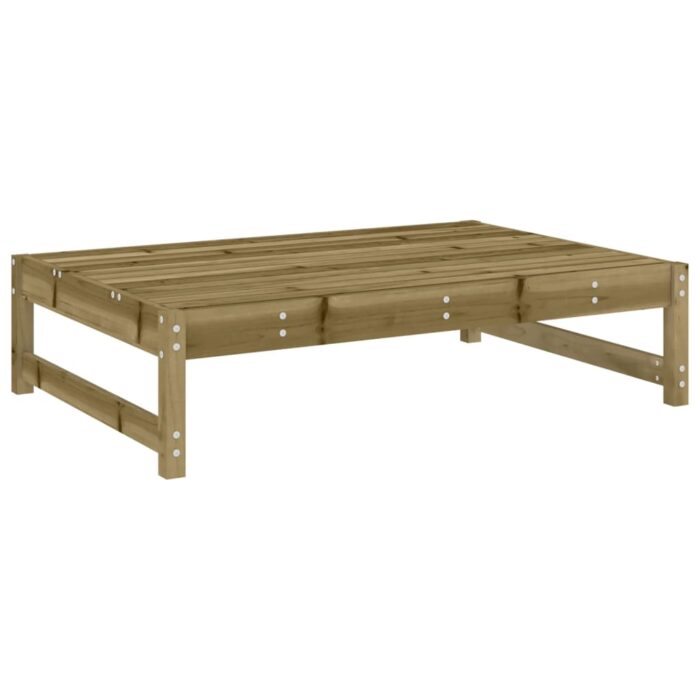 Salon de jardin 2 pcs bois de pin imprégné – Image 3