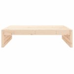Repose-pied de jardin 120x80 cm bois de pin massif – Image 2