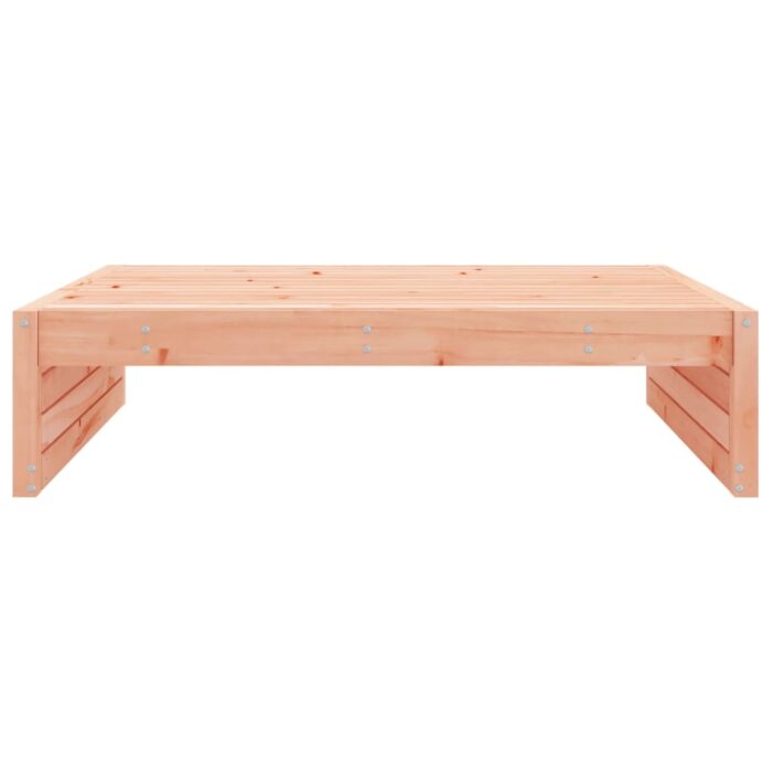 Repose-pied de jardin 120x80 cm massif de douglas – Image 2