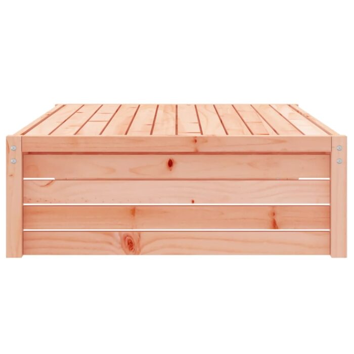 Repose-pied de jardin 120x80 cm massif de douglas – Image 3