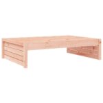 Repose-pied de jardin 120x80 cm massif de douglas – Image 4
