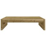 Repose-pied de jardin 120x80 cm bois de pin imprégné – Image 2