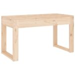 Banc de jardin 80x38x45 cm bois massif de pin – Image 3