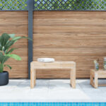 Banc de jardin 80x38x45 cm bois massif de pin