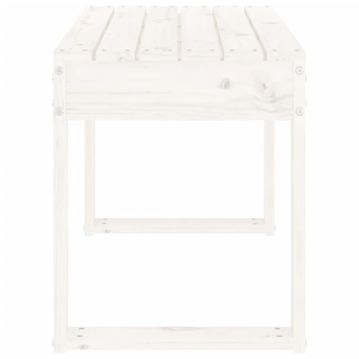 VXL8720845808549_g_en_hd_2.jpg Banc de jardin blanc 80x38x45 cm bois massif de pin – Image 2
