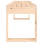 Banc de jardin 110x38x45 cm bois massif de pin – Image 2
