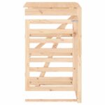 Extension d'abri pour poubelle sur roulettes bois massif pin – Image 4