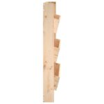 Jardinière murale 3 niveaux 60x18,5x110 cm bois de pin massif – Image 3