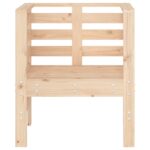 Chaises de jardin lot de 2 61,5x53x71 cm bois de pin massif – Image 3
