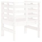 Chaises de jardin lot de 2 blanc 61,5x53x71 cm bois pin massif – Image 5
