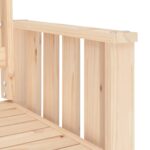 Banc de jardin avec table 2 places bois de pin massif – Image 4