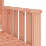 Banc de jardin avec table 2 places bois massif de douglas – Image 4