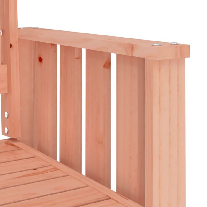 Banc de jardin avec table 2 places bois massif de douglas – Image 4