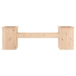 Banc avec jardinières 184,5x39,5x56,5 cm bois massif de pin – Image 2