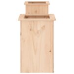 Banc avec jardinières 184,5x39,5x56,5 cm bois massif de pin – Image 3