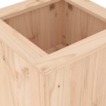 Banc avec jardinières 184,5x39,5x56,5 cm bois massif de pin – Image 5