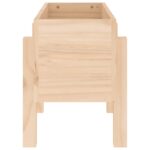 Jardinière 62x30x38 cm bois massif de pin – Image 2