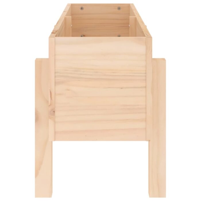 Lit surélevé de jardin 101x30x38 cm bois de pin massif – Image 3